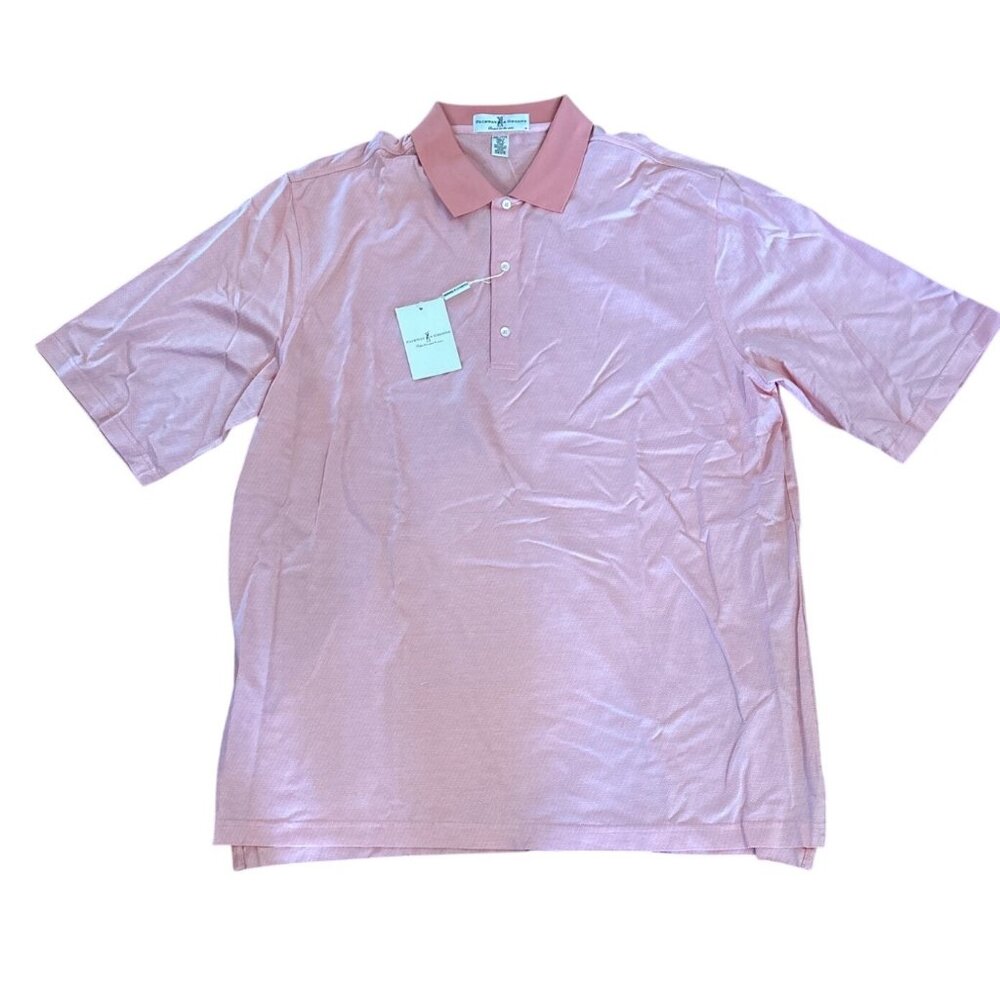 Fairway & Greene Polo St. George Jacquard Shirt XXL Scallop Color New